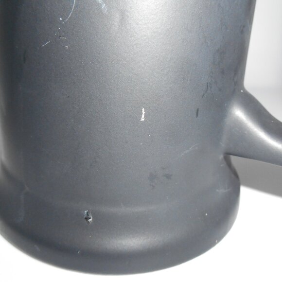 HARRY POTTER HOGWARTS CREST TALL COFFEE TEA MUG CUP BLACK GRAY CERAMIC - Picture 10 of 10